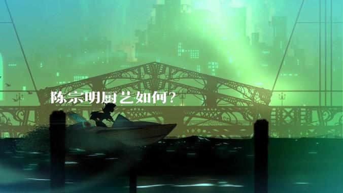 陈宗明厨艺如何？