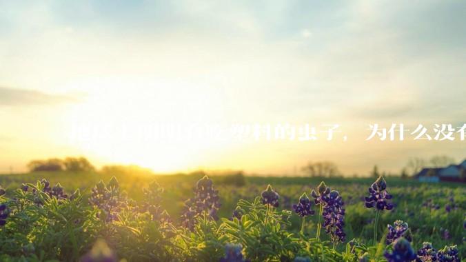 地球上明明有吃塑料的虫子，为什么没有普及？